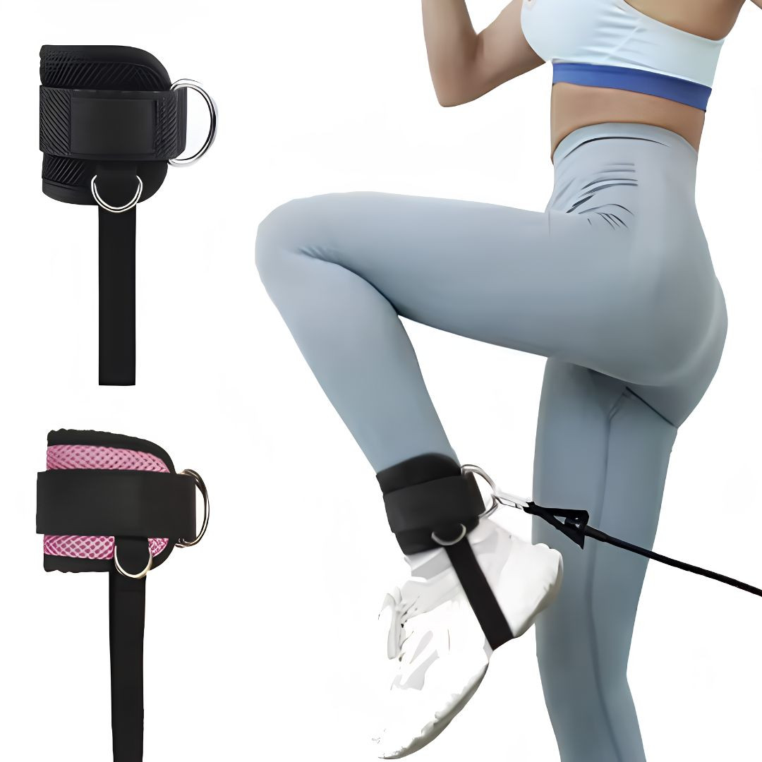 Correas de tobillo acolchadas para máquinas de cables