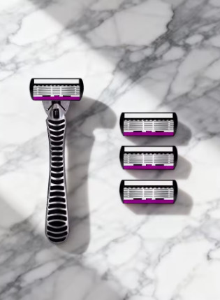 Cuchillas de Afeitar de Alta Calidad para Hombre, 6 Capas, Acero Inoxidable Alemán, Cartuchos de Afeitado Compatibles con Máquinas de Afeitar