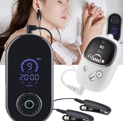 Dispositivo Inteligente de Relajación con Clip para Orejas CES, Recargable por USB, Ayuda para Dormir para Adultos, Mejora la Comodidad del Sueño