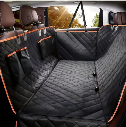 Funda ideal para asiento de automóvil, actualiza tus asientos de automóvil con esta funda para hamaca para perros impermeable y resistente a los arañazos.