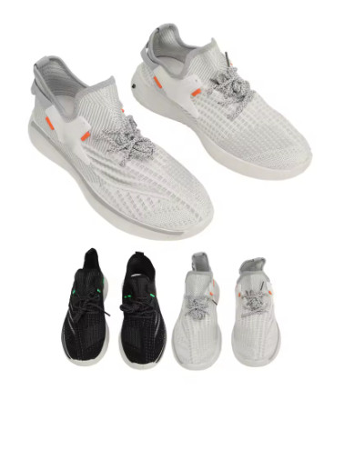 1 par de zapatos deportivos informales para hombre, calzado de malla transpirable de corte bajo, calzado ligero de suela suave para correr, zapatos deportivos de ocio