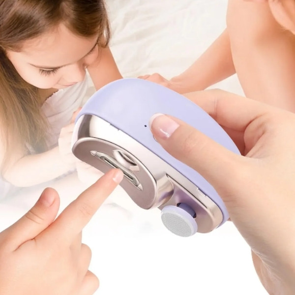 1 Uds. Cortauñas eléctrico automático para manicura, cortauñas para adultos