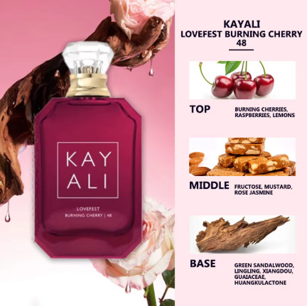 100ML KAYALI EDP Spray intenso aromas irresistibles con dulce afrutado Floral cálido fragancia lanosa marca Perfume para Unisex
