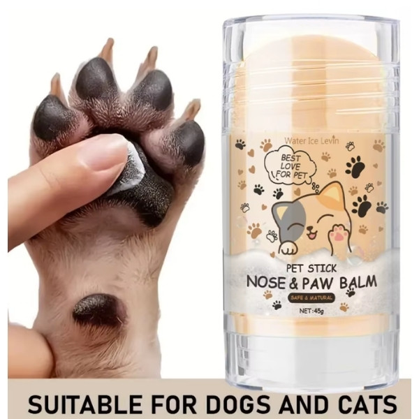 45g bálsamo para pies de mascotas, reparación de pies y grietas, accesorios para mascotas