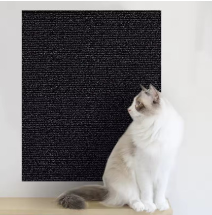 Alfombra autoadhesiva para rascar gatos, alfombra recortable para gatos, alfombra para rascar gatos, pared de esquina, Protector de muebles para sofá y rascar DIY