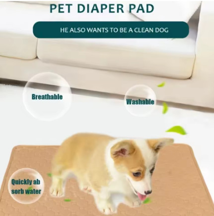 Alfombrilla Reutilizable y Lavable para Orina de Perro, Tapete Impermeable y Absorbente para Asiento de Coche, Suelo, Sofá, Entrenamiento de Cachorros y Gatos