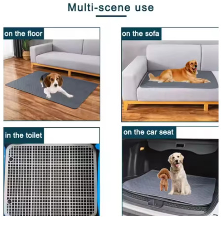 Alfombrilla Reutilizable y Lavable para Orina de Perro, Tapete Impermeable y Absorbente para Asiento de Coche, Suelo, Sofá, Entrenamiento de Cachorros y Gatos