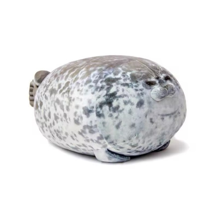Almohada con sello Angry Blob, novedad en 3D, muñeco de León marino, juguete de peluche, almohada para dormir para bebé, regalos para niños y niñas