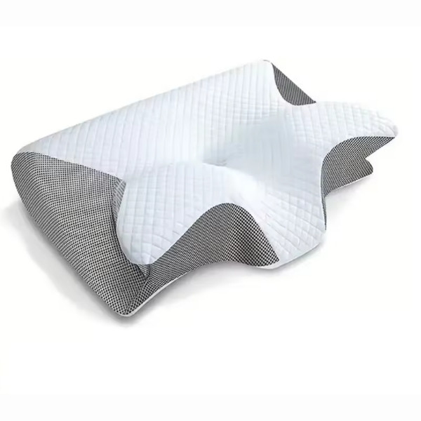 Almohada de rebote lento con forma de mariposa, almohada Cervical de espuma viscoelástica, almohada ortopédica de contorno ergonómico, almohadas de soporte para el dolor de cuello