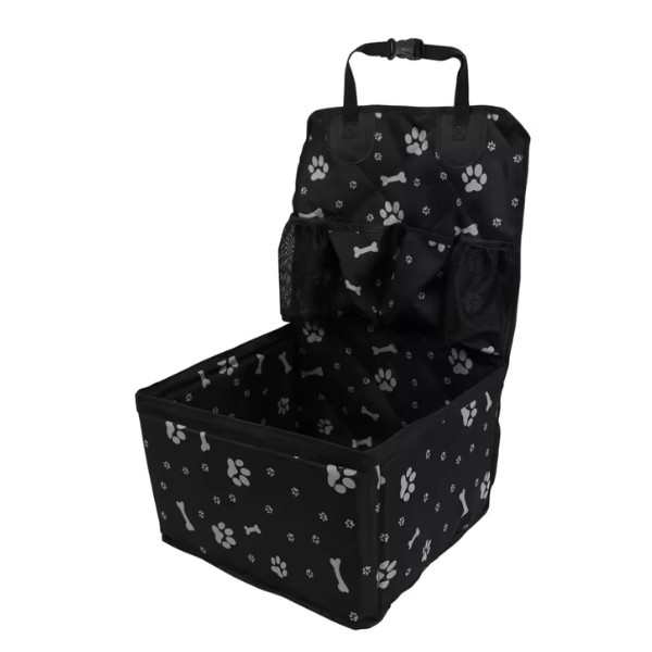 Asiento de coche para perros con bolsillos de almacenamiento, funda Universal para asiento de mascotas para perros pequeños y medianos,