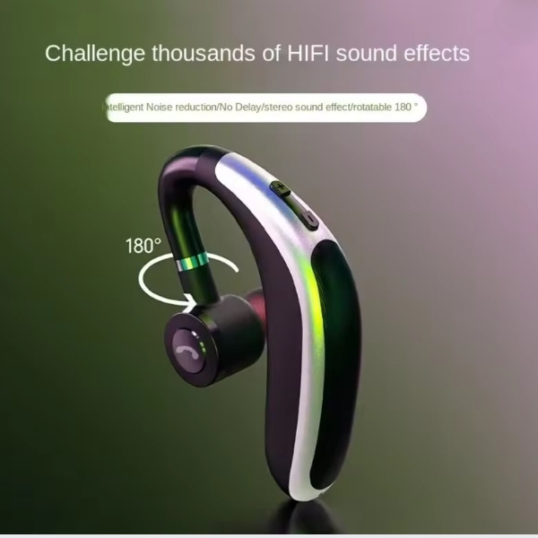 Auriculares inalámbricos Bluetooth K20, auriculares intrauditivos de un solo oído izquierdo y derecho montados en la oreja para teléfonos
