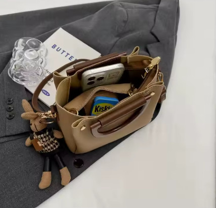 Bolso Bandolera Moderno Y Versátil Bolso Tipo Cubo Portátil 2 piezas #8767