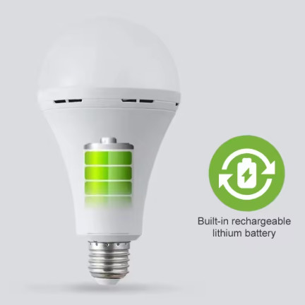 Bombilla LED recargable para exteriores, luz de emergencia impermeable, luz nocturna colgante portátil, ajustable, para acampar, pescar y jardín, 1/3 Uds.