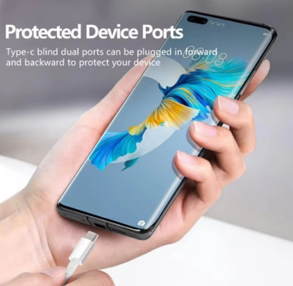 Cable de carga rápida USB tipo C para Huawei Mate 40 50 Cable de USB-C para teléfono móvil Cable de datos de teléfono para Xiaomi Samsung Oneplus POCO