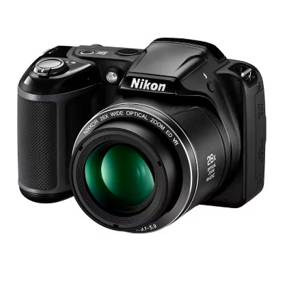 Cámara digital Nikon COOLPIX L320 original con zoom óptico de 26x, cámara digital teleobjetivo portátil de 16.14MP.
