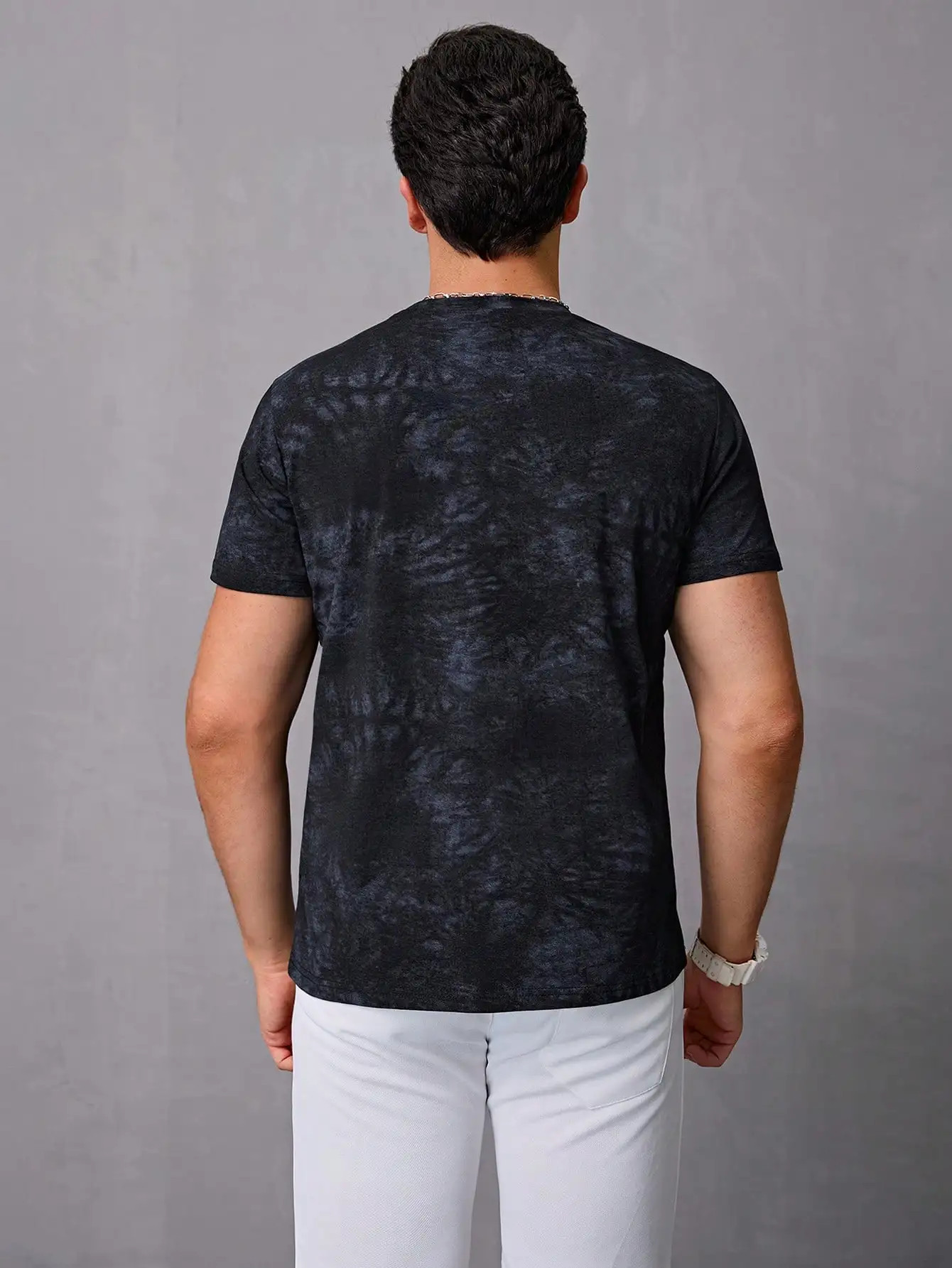Camiseta De Hombre,Camiseta De Teñido Anudado
