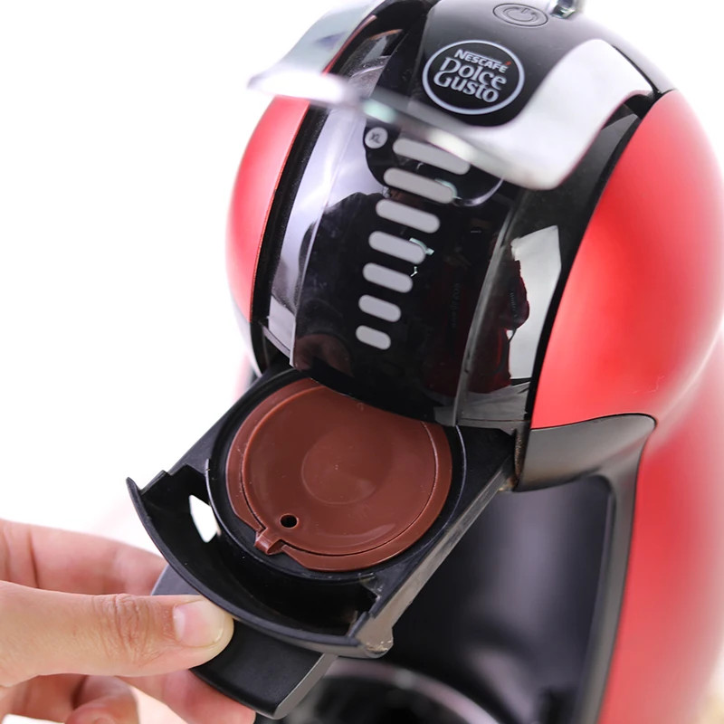 Cápsulas de café reutilizables, taza de filtro para Nescafé Dolce Gusto, tapa recargable para café en polvo, taza de granos