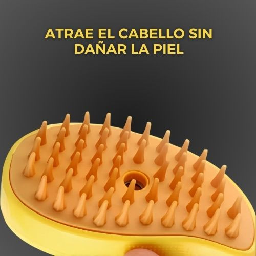 Cepillo para gato Cepillo Vapor Eléctrico 3 en 1 para mascotas