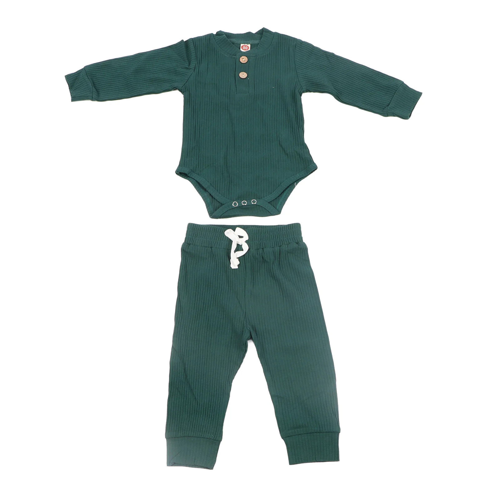 Conjunto de Body de manga larga para bebé de 6-12 meses