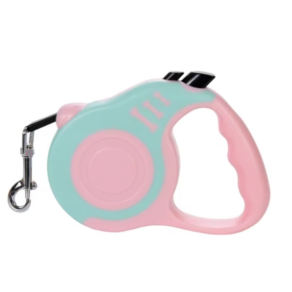 Correa para perro de 3m y 5m para perros pequeños y medianos, cuerda de nailon retráctil automática, extensión de plomo para gatos, suministros para caminar y correr para mascotas
