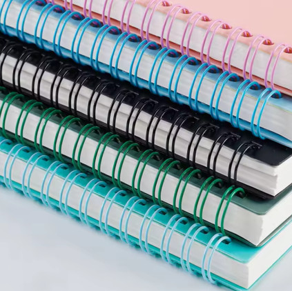 Cuaderno espiral vintage A5, 80 hojas/160 páginas, diario, cuaderno, diseño en espiral para estudiantes, oficina y negocios
