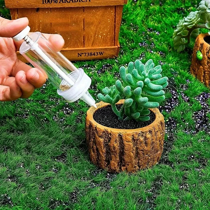 Dispensador de semillas portátil, Mini herramienta sembradora Manual para plantar en el jardín, maceta y cama de jardín, suministros esenciales de jardinería, 1 ud.