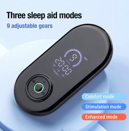 Dispositivo Inteligente de Relajación con Clip para Orejas CES, Recargable por USB, Ayuda para Dormir para Adultos, Mejora la Comodidad del Sueño