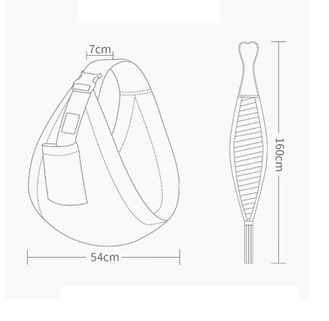 Envoltura para bebé, cabestrillo para recién nacido, cubierta de lactancia infantil de doble uso, portabebés de tela de malla, portabebés, mochila portabebés de 0 a 36M