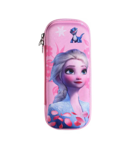 Estuche de lápices de pu de dibujos animados de Disney Stitch, bolsa de lápices para estudiantes de Anime, caja de papelería escolar, suministros escolares y de oficina, regalos pa