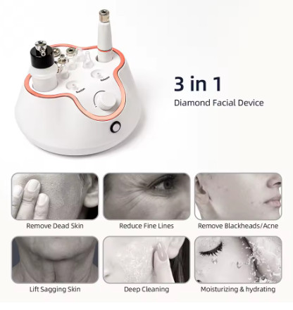 Foreverlily-máquina de exfoliación Facial de diamante para uso doméstico, microdermoabrasión profesional, Nano Spray de agua, máquina de belleza