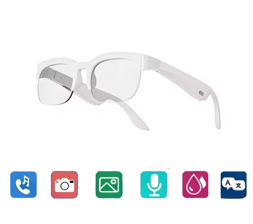 Gafas Inteligentes Lenovo 2026, Nuevas con Traducción IA, Bluetooth, Grabación de Conversaciones, Escucha de Música, para Hombres y Mujeres