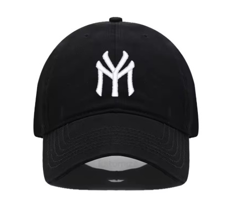Gorra de béisbol con bordado de letras MY para hombre y mujer, gorro deportivo de algodón lavado suave ajustable para papá, gorros de protección para el sol para primavera y verano