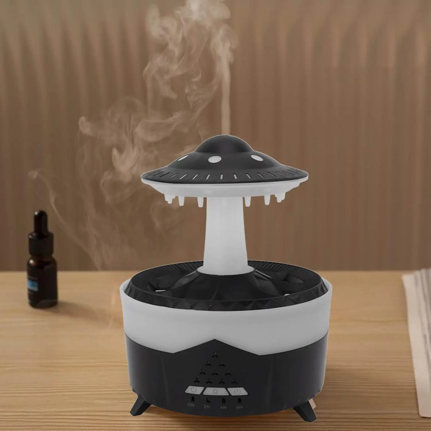 Humidificador Relajante de Lluvia con Goteo de Agua