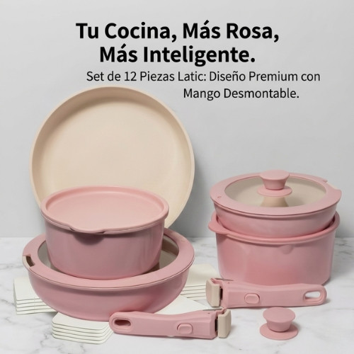 Juego de batería de 11 piezas de utensilios de cocina antiadherentes con batería