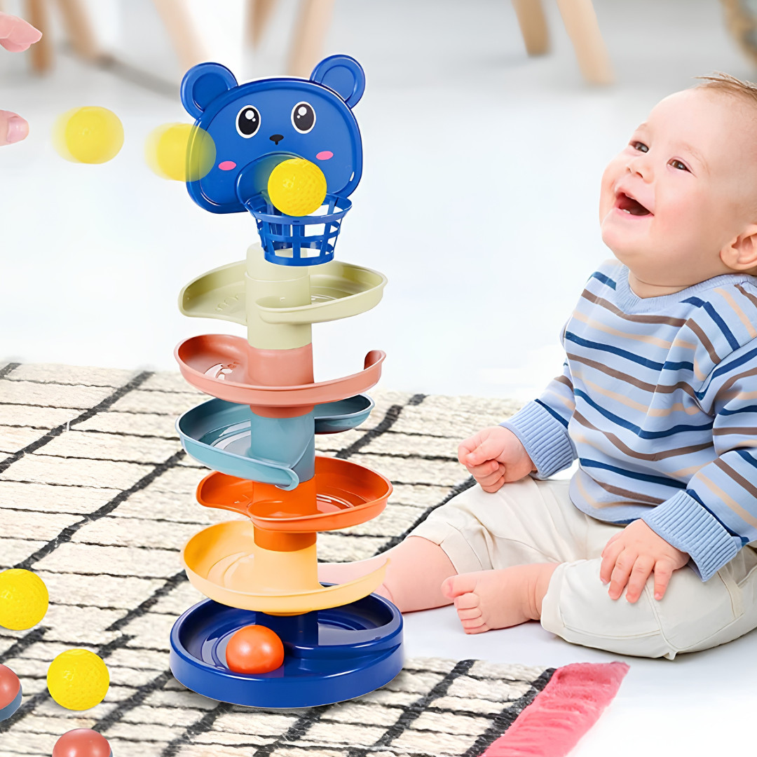 Juego de desarrollo de pelota rodante Montessori