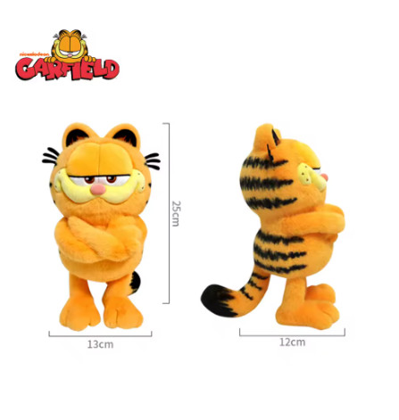 Juguete de peluche Original de gran tamaño, lindo gato Garfield Obese, muñeco de peluche esponjoso, regalos de Navidad y cumpleaños para niños y niñas