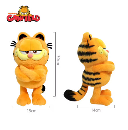Juguete de peluche Original de gran tamaño, lindo gato Garfield Obese, muñeco de peluche esponjoso, regalos de Navidad y cumpleaños para niños y niñas