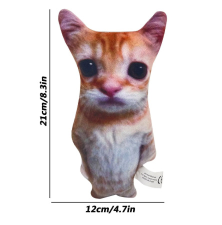 Juguetes de peluche de El Gato para niños, de 21cm muñecos de peluche, simulación de animales de peluche, regalo de vacaciones de cumpleaños, juguete coleccionable