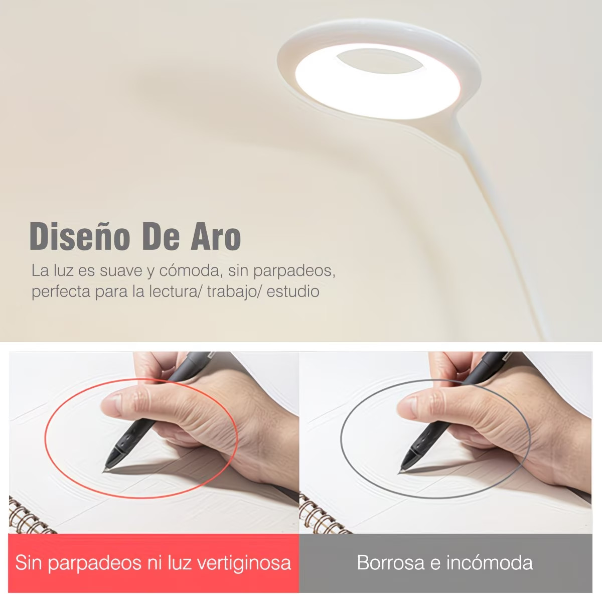 Lámpara de Escritorio Recargable