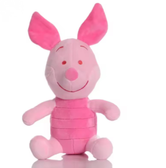 Lindo oso de dibujos animados burro Tigger Piglet cerdo muñeco de peluche cómodo muñeco de trapo sentado pequeño tigre juguete para niños