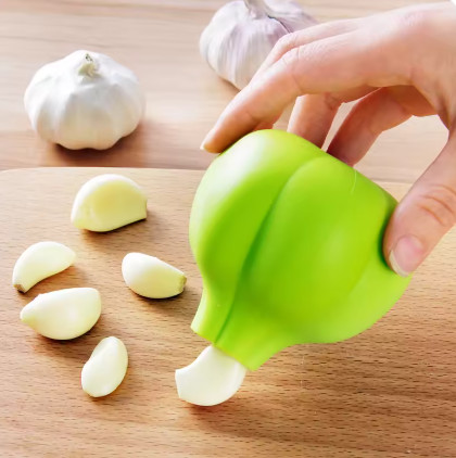 LMETJMA pelador de ajos mágico de silicona, útil pelador de ajos, pelador de ajos, utensilios de cocina para verduras D0013