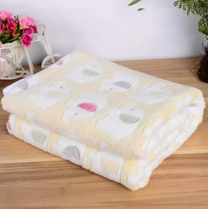 Manta suave y acogedora de elefante de dibujos animados para perros y gatos, manta de franela para cachorros y gatitos, tamaño Universal, regalo de Navidad