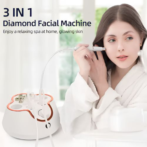 máquina de exfoliación Facial de diamante para uso doméstico, microdermoabrasión profesional, Nano Spray de agua