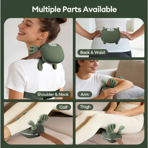 Masajeador biónico 4D para dedos, cuello y hombros, inalámbrico