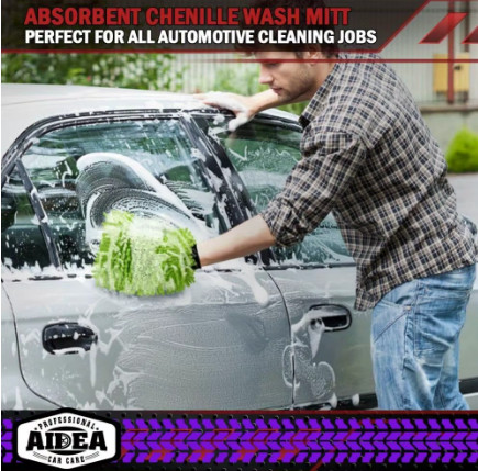 Microfibra para limpieza de coches y bicicletas eléctricas, juego de 1/2 piezas sin arañazos y sin pelusa, guantes de lavado de coches de microfibra de pelusa de alta calidad