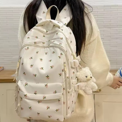 Mochila bonita para niñas, bolso escolar a la moda, mochila escolar de gran capacidad para estudiantes, bolsa de almacenamiento de viaje portátil para adolescentes