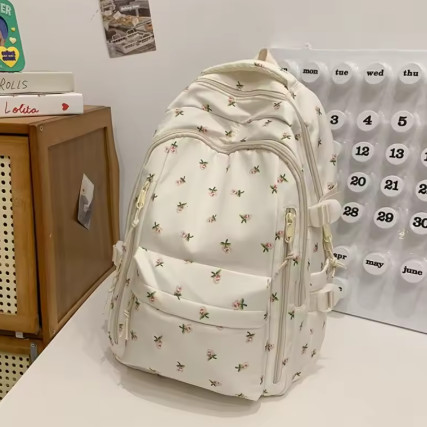 Mochila bonita para niñas, bolso escolar a la moda, mochila escolar de gran capacidad para estudiantes, bolsa de almacenamiento de viaje portátil para adolescentes