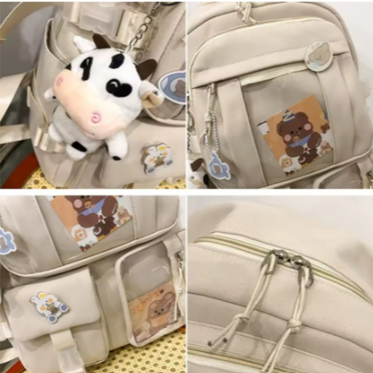 Mochila Escolar para Bachillerato | Mochila de Viaje Impermeable con Gran Capacidad para Portátil