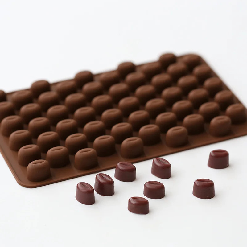 Molde de silicona de 55 rejillas para Chocolate, grado alimenticio