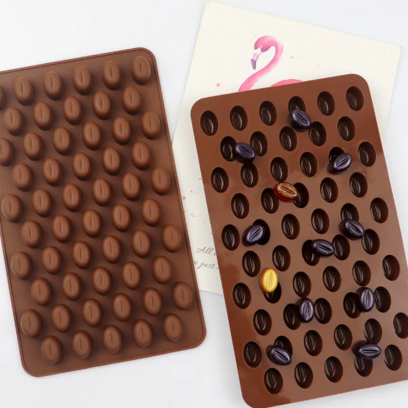 Molde de silicona de 55 rejillas para Chocolate, grado alimenticio